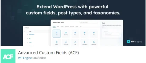 Advanced Custom Fields (ACF), WordPress sitenizin içerik yapısını özelleştirmek için güçlü bir eklentidir. Kullanıcılara, standart içerik alanlarının ötesinde özel alanlar ekleme imkanı sunarak, içerik yönetimini daha esnek hale getirir.