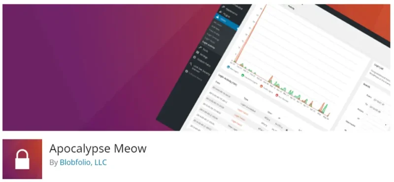 Apocalypse Meow, WordPress sitenizin kullanıcı hesapları ve girişleriyle ilgili güvenlik sorunlarını çözmeye odaklanan bir eklentidir.