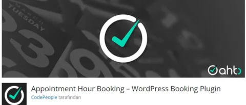 Appointment Hour Booking, WordPress sitenizde randevu ve rezervasyon sistemleri oluşturmanızı sağlayan güçlü bir eklentidir.