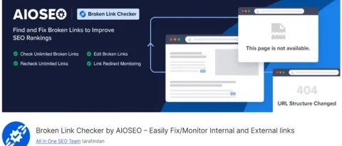 Broken Link Checker by AIOSEO, web sitenizdeki bozuk bağlantıları (404 hataları) tespit ederek SEO performansınızı artırmanızı sağlayan güçlü bir araçtır.