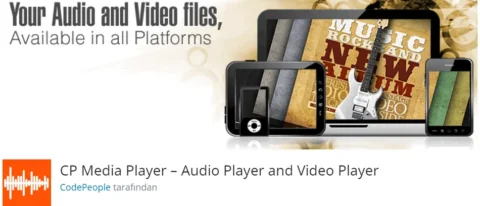 CP Media Player – Audio Player and Video Player, WordPress sitenizde ses ve video dosyalarını kolayca oynatmanıza olanak tanıyan esnek ve kullanıcı dostu bir medya oynatıcı eklentisidir.