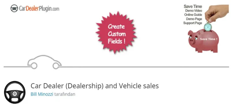 Car Dealer (Dealership) and Vehicle Sales eklentisi, araba bayileri, galeriler ve araç satış siteleri için özel olarak tasarlanmış bir WordPress aracıdır.