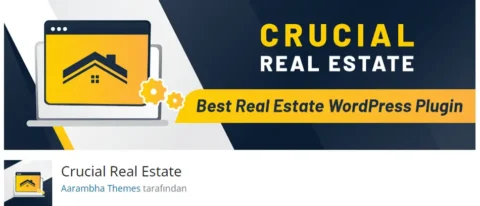 Crucial Real Estate, emlak ajansları ve emlak listeleri yayınlayan siteler için geliştirilmiş, özelliklerle dolu bir WordPress eklentisidir.