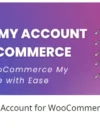 Customize My Account for WooCommerce, WooCommerce mağazanızdaki müşteri hesap sayfasını özelleştirmenize olanak tanıyan güçlü bir WordPress eklentisidir.