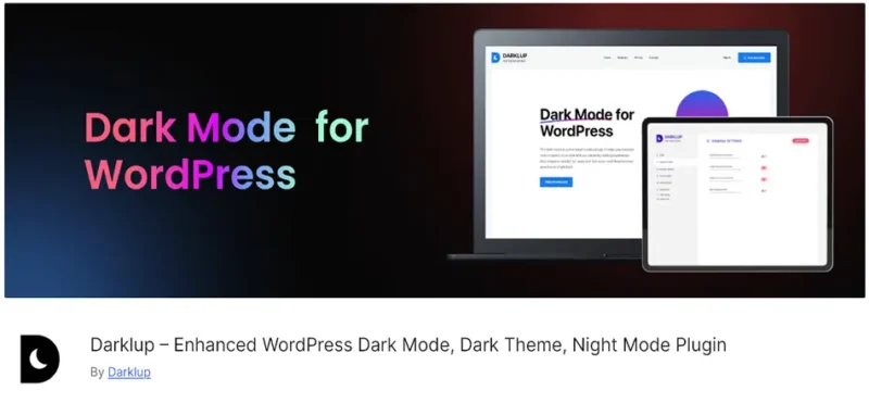 Darklup, WordPress sitenizi kolayca karanlık mod özelliğiyle donatmanızı sağlayan bir eklentidir. Kullanıcı dostu bir deneyim sunarak, ziyaretçilere gece veya düşük ışık koşullarında göz yorgunluğunu azaltan bir site görünümü sağlar.