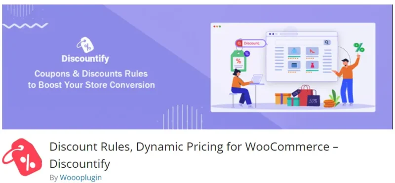 Discount Rules Dynamic Pricing for WooCommerce – Discountify, WooCommerce mağazanızda dinamik fiyatlandırma ve indirim kuralları oluşturmanıza olanak tanıyan güçlü bir eklentidir.