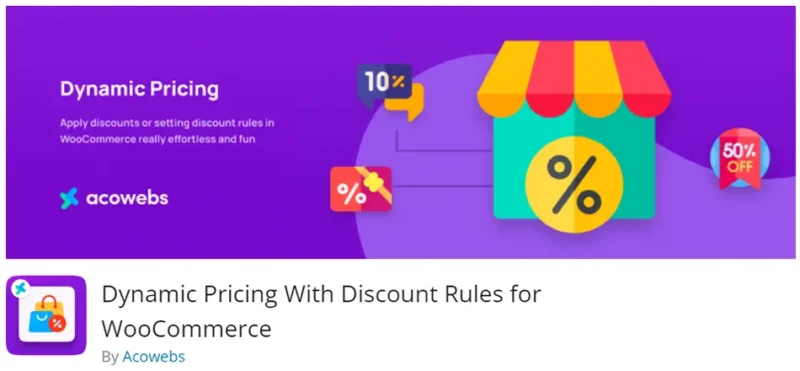 Dynamic Pricing With Discount Rules for WooCommerce, WooCommerce mağazanızda dinamik fiyatlandırma ve indirim kuralları oluşturmanıza olanak tanır.