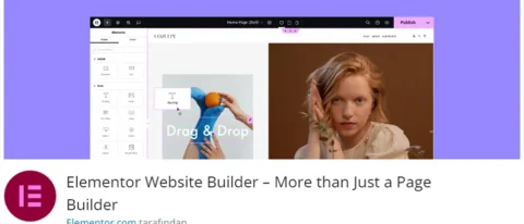 Elementor Website Builder, kullanıcı dostu arayüzü ve güçlü özellikleri ile sadece bir sayfa oluşturucu olmanın ötesine geçerek, web sitenizi tasarlamanızı kolaylaştıran kapsamlı bir çözüm sunar.