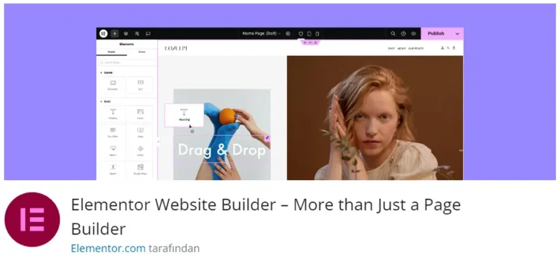 Elementor Website Builder, kullanıcı dostu arayüzü ve güçlü özellikleri ile sadece bir sayfa oluşturucu olmanın ötesine geçerek, web sitenizi tasarlamanızı kolaylaştıran kapsamlı bir çözüm sunar.