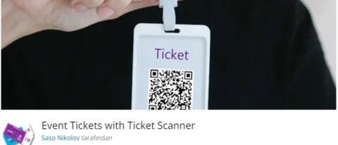 Event Tickets with Ticket Scanner, etkinliklerinizi düzenlemenizi ve biletlerinizi yönetmenizi sağlayan güçlü bir WordPress eklentisidir.