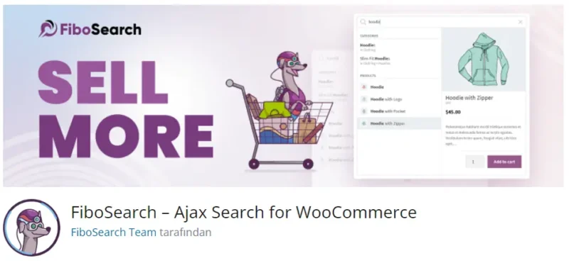 FiboSearch, WooCommerce sitenizde kullanıcı deneyimini artırmak için tasarlanmış bir Ajax arama eklentisidir.