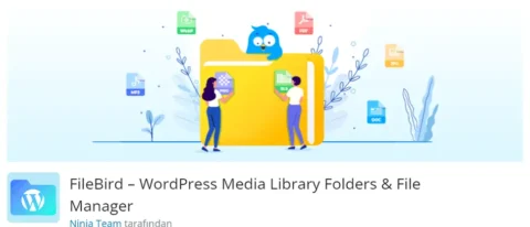 FileBird – WordPress Media Library Folders & File Manager eklentisi, WordPress sitenizdeki medya kütüphanesini düzenlemenizi ve dosyalarınızı daha kolay yönetmenizi sağlar.