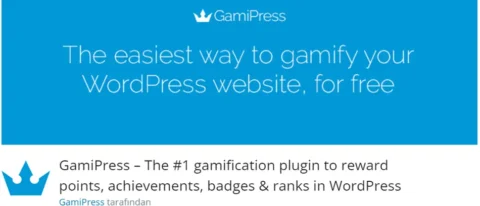 GamiPress, WordPress sitenizde kullanıcı etkileşimini artırmak için tasarlanmış bir gamification (oyunlaştırma) eklentisidir.