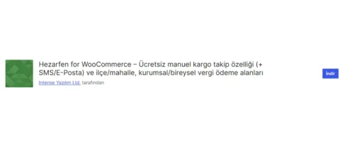 Hezarfen for WooCommerce, WooCommerce kullanıcıları için özel olarak geliştirilmiş bir eklentidir. Bu eklenti, manuel kargo takip özellikleri ile birlikte SMS ve e-posta bildirimleri sunar.