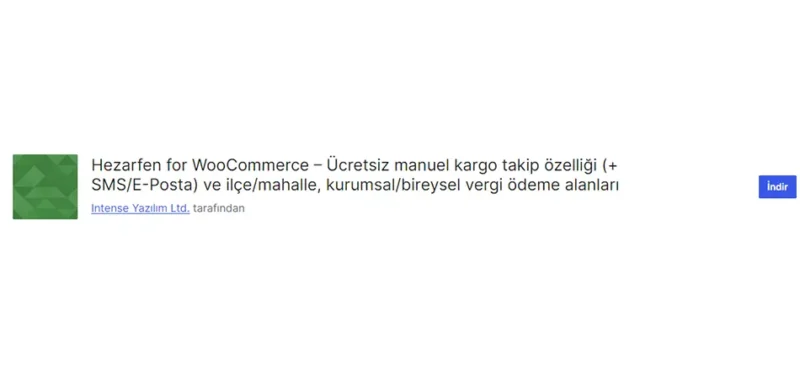 Hezarfen for WooCommerce, WooCommerce kullanıcıları için özel olarak geliştirilmiş bir eklentidir. Bu eklenti, manuel kargo takip özellikleri ile birlikte SMS ve e-posta bildirimleri sunar.