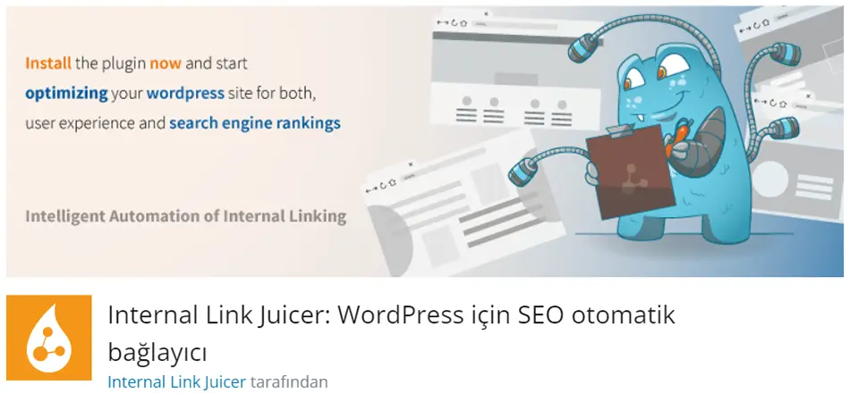 Internal Link Juicer, WordPress sitenizde otomatik olarak dahili bağlantılar oluşturarak SEO performansınızı artıran bir eklentidir.