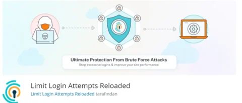 Limit Login Attempts Reloaded eklentisi, WordPress sitenizi brute force saldırılarına karşı korumak amacıyla geliştirilmiş popüler bir güvenlik eklentisidir.