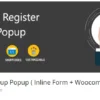Login Signup Popup Inline Form, WooCommerce sitenizde kullanıcıların hızlıca giriş yapabilmesi veya kayıt olabilmesi için geliştirilmiş bir eklentidir.