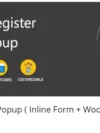 Login Signup Popup Inline Form, WooCommerce sitenizde kullanıcıların hızlıca giriş yapabilmesi veya kayıt olabilmesi için geliştirilmiş bir eklentidir.