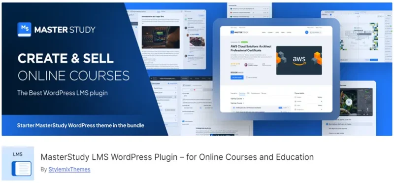 MasterStudy LMS, çevrimiçi kurslar ve eğitim programları oluşturmak için tasarlanmış güçlü bir WordPress eklentisidir. Eğitmenler ve eğitim kurumları için ideal bir çözüm sunar.