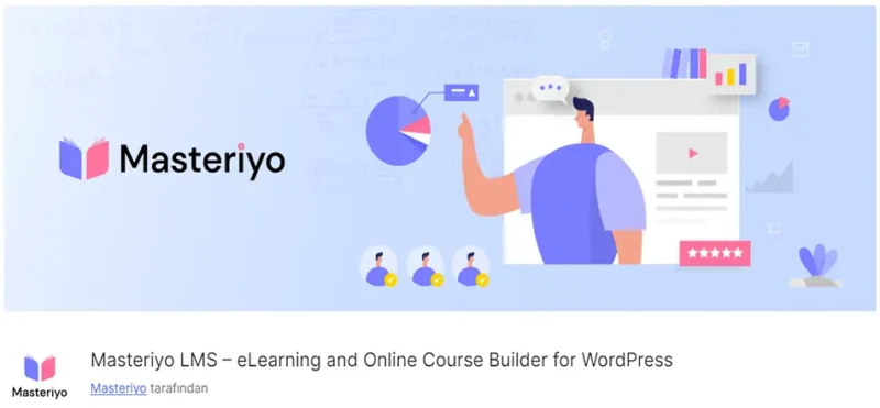 Masteriyo LMS, WordPress sitenizde eLearning ve online kurs oluşturmanızı sağlayan güçlü bir eklentidir.