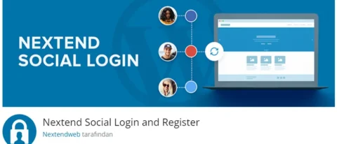 Nextend Social Login and Register, WordPress sitenizde kullanıcıların sosyal medya hesaplarıyla kolayca oturum açmalarını ve kayıt olmalarını sağlayan bir eklentidir.