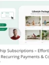 Paid Membership Subscriptions, WordPress sitenizde üyelik tabanlı içerik sunmanıza olanak tanıyan güçlü bir eklentidir. Üyelik paketleri oluşturabilir, yinelenen ödemeler ayarlayabilir ve belirli içerikleri yalnızca üyelerle sınırlayabilirsiniz.