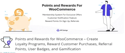 Points and Rewards for WooCommerce, müşterilerinize alışverişlerinde ödül puanları kazandırmanızı ve bu puanları teşvik edici ödüllerle değiştirmenizi sağlayan bir eklentidir.