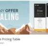 Responsive Pricing Table, web sitenizde ürün veya hizmetlerinizi tanıtmanın etkili bir yolunu sunan bir eklentidir.