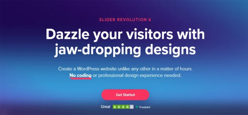 Revolution Slider, WordPress için popüler bir slider eklentisidir. Bu eklenti, kullanıcıların web sitelerinde çarpıcı, dinamik ve etkileşimli slayt gösterileri oluşturmasına olanak tanır.