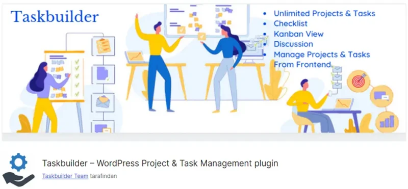 Taskbuilder – WordPress Project & Task Management plugin - MaxHandMade