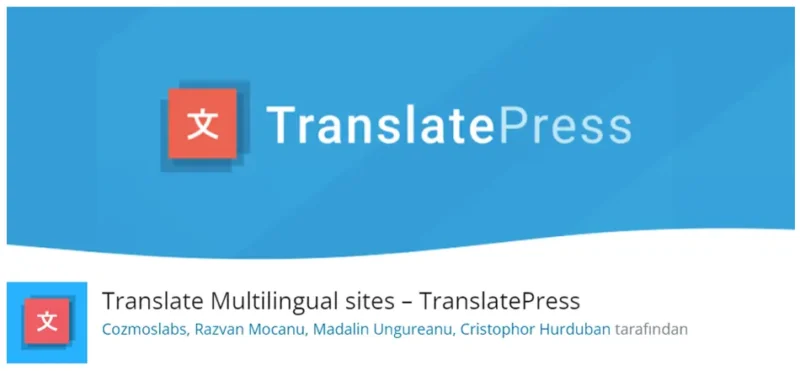 TranslatePress, WordPress sitelerinizi kolayca çok dilli hale getirmenizi sağlayan güçlü bir çeviri eklentisidir.