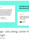 WP Job Openings – Job Listing Career Page and Recruitment Plugin, WordPress sitenizde iş ilanları yönetimini kolaylaştıran güçlü bir eklentidir.