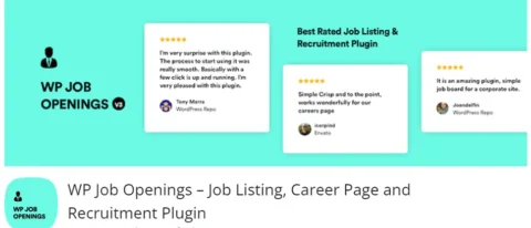 WP Job Openings – Job Listing Career Page and Recruitment Plugin, WordPress sitenizde iş ilanları yönetimini kolaylaştıran güçlü bir eklentidir.