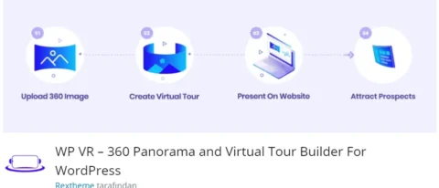 WP VR, WordPress sitenize 360° panoramik görüntüler ve sanal turlar eklemenize olanak tanıyan bir eklentidir.