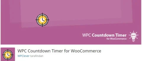 WPC Countdown Timer for WooCommerce, e-ticaret sitenizde ürünlerinizi zaman sınırlı fırsatlar veya kampanyalar ile sunmanızı sağlayan bir geri sayım aracı sunar.