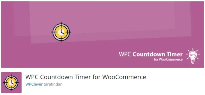 WPC Countdown Timer for WooCommerce, e-ticaret sitenizde ürünlerinizi zaman sınırlı fırsatlar veya kampanyalar ile sunmanızı sağlayan bir geri sayım aracı sunar.