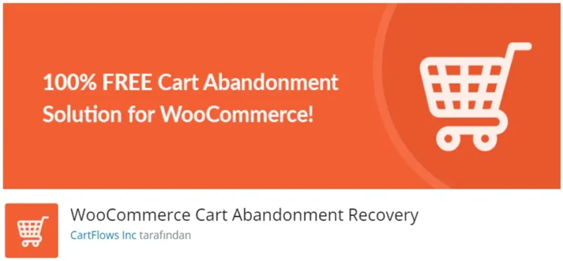 WooCommerce Cart Abandonment Recovery, müşterilerin terk ettiği alışveriş sepetlerini geri kazanmanıza yardımcı olan bir WordPress eklentisidir.