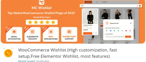 WooCommerce Wishlist, müşterilerin beğendikleri ürünleri kaydedip daha sonra satın almak için liste oluşturmalarına olanak tanıyan popüler bir eklentidir.