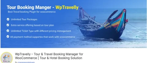 WpTravelly - Tour Travel Booking Manager for WooCommerce - Tour - Hotel Booking Solution