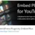 YouTube WordPress Plugin by Embed Plus, WordPress sitenize kolayca YouTube videoları, oynatma listeleri ve canlı yayınları yerleştirmenizi sağlayan popüler bir eklentidir.