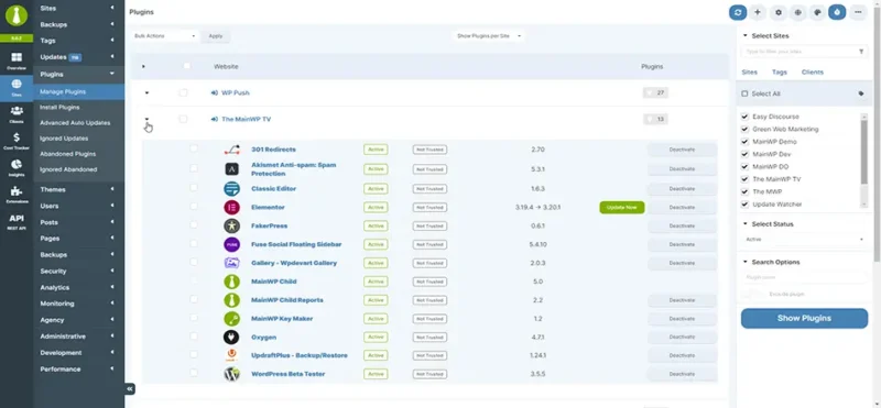 MainWP Child – Securely Connects to the MainWP Dashboard to Manage Multiple Sites - Görsel 3