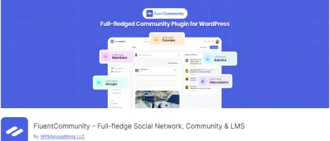 FluentCommunity, WordPress sitenize sosyal ağ ve topluluk özellikleri eklemenin yanı sıra güçlü bir öğrenim yönetim sistemi (LMS) entegrasyonu sağlar.