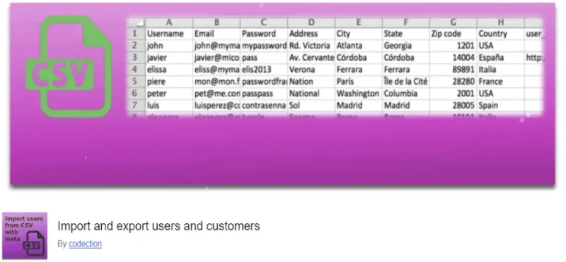 Import and Export Users and Customers ile kullanıcı ve müşteri verilerinizi kolayca yönetin. WordPress ve WooCommerce sitenizde veri aktarımını hızlı ve güvenli bir şekilde gerçekleştirin!