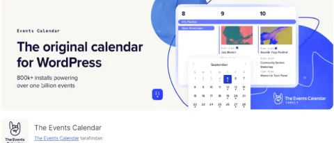 The Events Calendar, WordPress kullanıcıları için güçlü, esnek ve kullanıcı dostu bir etkinlik yönetim eklentisidir.