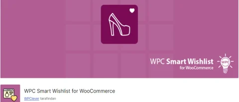 WPC Smart Wishlist for WooCommerce ile müşterilerinizin favori ürünlerini takip edin. Kullanıcı dostu tasarım ve kolay entegrasyon ile satışlarınızı artırın!