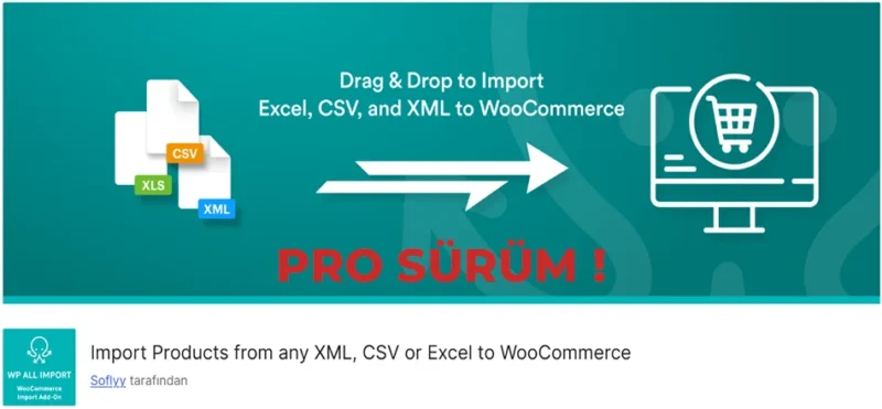 WP All Import ile WordPress sitenize XML, CSV, Excel ve Google Sheets dosyalarından kolayca içerik aktarın. Esnek, hızlı ve geliştirici dostu!