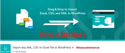 Import any XML, CSV or Excel File to WordPress+Woocommerce-PRO