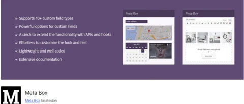 Meta Box, WordPress sitelerinde dinamik veri ve içerik oluşturmayı ve özelleştirmeyi kolaylaştıran profesyonel bir çerçevedir.
