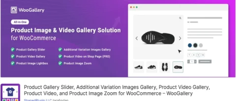 Product Gallery Slider, Additional Variation Images Gallery, Product Video Gallery, Product Video, and Product Image Zoom for WooCommerce – WooGallery